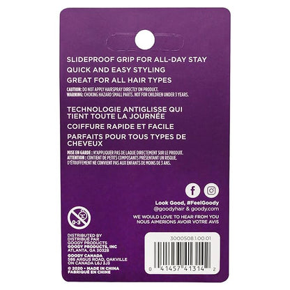 Goody Classics Mini Claw Clips - 42-Pack, Assorted Colors - For All Hair Types - Great for Easily Pulling Up Your Hair - Pain-Free Hair Accessories for Women, Men, Boys and Girls