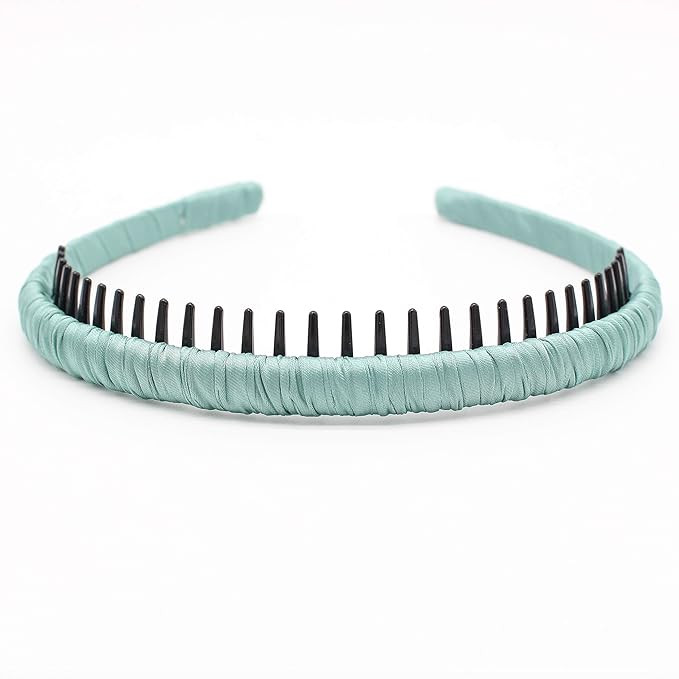 4 color Fashion hair bands headbands for women/Girls teeth comb Hair Accessories Non-slip Hair Hoop Resin Hairband Comfy headwear