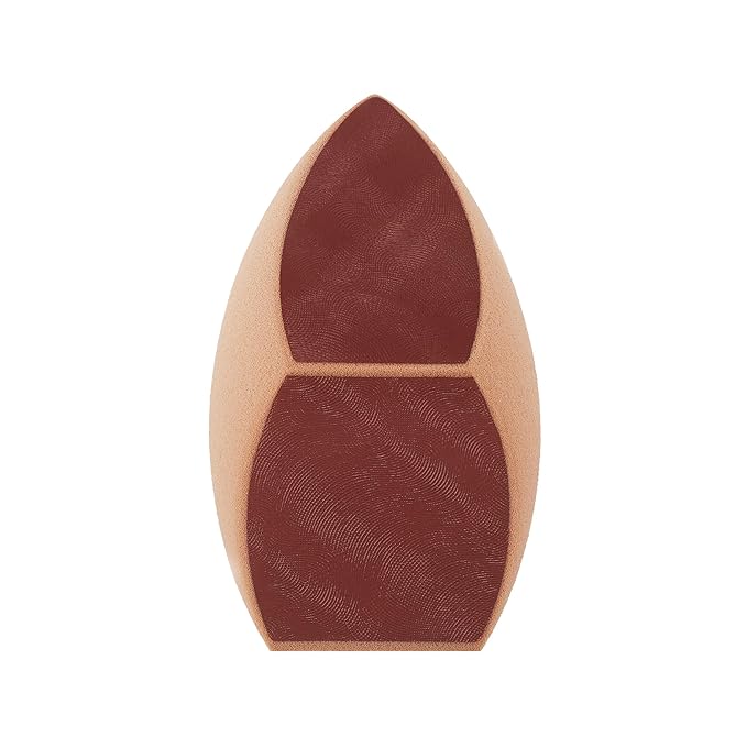 Real Techniques Makeupsaver Sponge, Makeup Blender Sponge For Liquid & Cream Formulations, Natural Finish & Reduces Makeup Waste, Targeted Application, Cruelty & Latex-Free, 1 Count (Pack of 2)