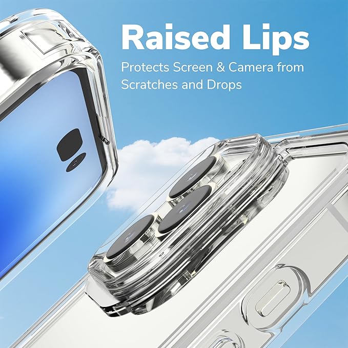for iPhone 14 Pro Max Clear Bumper Frame No-Back Case, Slim Fit Ultra-Light Anti-Yellowing Transparent Protection Heat Dissipation Phone Cover Case 6.7"