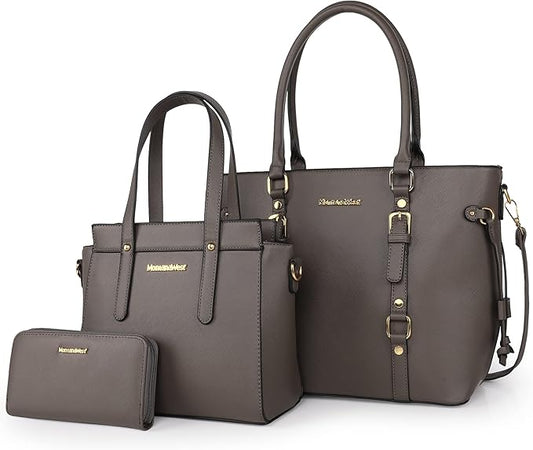 Montana West 3PCS Purses for Women Tote Bag and Wallet Set Shoulder Satchel Handbags