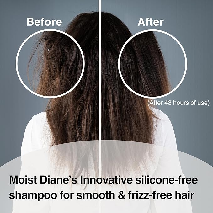 Moist Diane Keratin Hair Treatment for Oily Hair & Dry Ends Men & Women, Organic Hair Conditioner with Argan Oil & Tea Tree Extract, Scalp Clarifying Solution from Japan, FREASH & HYDRATE, 15.2 Fl Oz