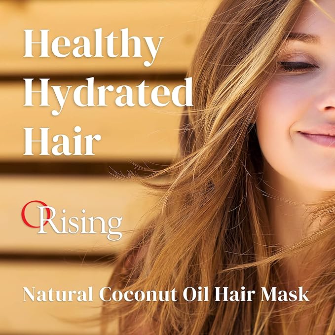Orising Hydrating Hair Mask for Dry Hair - Made in Italy - Deep Conditioner for Dry Damaged Hair, Virgin Coconut Oil & Oat Conditioning Hair Treatment for Dry Damaged Hair, Hair Moisturizer (8.45 Oz)
