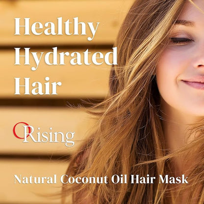 Orising Hydrating Hair Mask for Dry Hair - Made in Italy - Deep Conditioner for Dry Damaged Hair, Virgin Coconut Oil & Oat Conditioning Hair Treatment for Dry Damaged Hair, Hair Moisturizer (8.45 Oz)