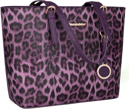 Montana West Purses for Women Tote Bag 3Pcs Set Leopard Print Satchel Handbags