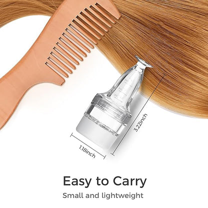 2 PCS Minoxidil Applicator, Quick Efficient Apply No Messy Hair Serum Applicator Small Minoxidil Applicator Tool, Hair Applicator Bottle Minoxidil Brush Scalp Applicator Comb Dedicated to Minoxidil