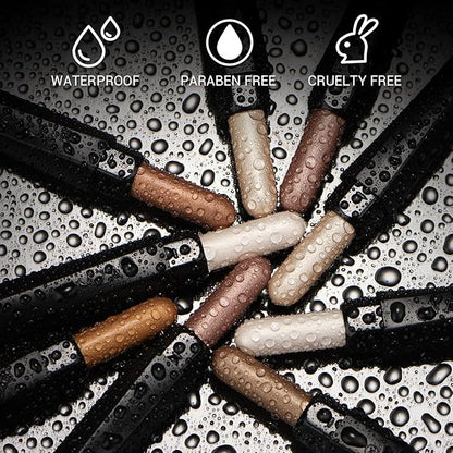 3PCS Eyeshadow Stick,Champagne Metallic And Shimmer Eye shadow Pencil Crayon Brightener Makeup with Crease-proof Formula,Waterproof & Long Lasting Eye Shadow And Eyeliner Pen Set