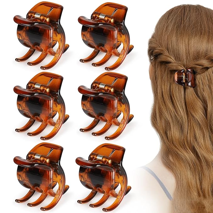 6 Pieces Hair Jaw Claws, Morhom 1.3 Inch Thick or Medium Hair Clips for Women and Girls