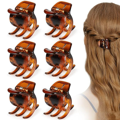 6 Pieces Hair Jaw Claws, Morhom 1.3 Inch Thick or Medium Hair Clips for Women and Girls
