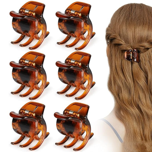 6 Pieces Hair Jaw Claws, Morhom 1.3 Inch Thick or Medium Hair Clips for Women and Girls