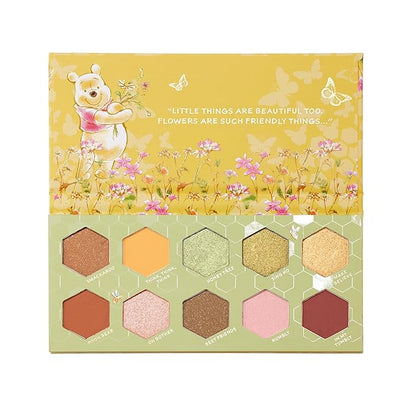 ColourPop Winnie the Pooh Bundle – Sweet As Can Bee Eyeshadow Palette (0.4 oz) & Hunny Pot Lip Scrub & Mask Set (2 Count) – Honey-Inspired Makeup & Lip Care Duo
