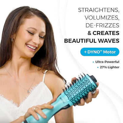 Blow Dryer Brush with Case | Ultra Lightweight Hair Dryer Brush Straightens, Volumizes & Creates Loose Waves | Hot Air | One Step Blowout and Volumizer by SKYPRO