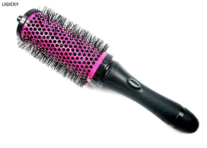 LIGICKY Blowout Brush Set with 2.0’’ Detachable Barrels Round Brushes Hair Styling Tool, 1 Handle 5 Barrels, Medium