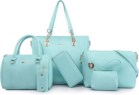 2E-youth Designer Purses and Handbags for Women Satchel Shoulder Bag Tote Top Handle Bag