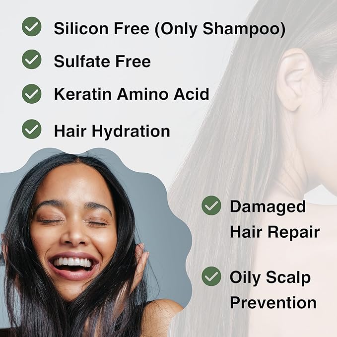 Moist Diane Keratin Hair Treatment for Oily Hair & Dry Ends Men & Women, Organic Hair Conditioner with Argan Oil & Tea Tree Extract, Scalp Clarifying Solution from Japan, FREASH & HYDRATE, 15.2 Fl Oz