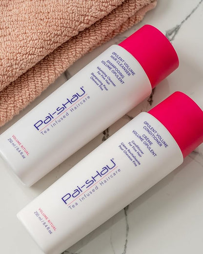 Pai-Shau Opulent Volume Cleanser and Conditioner Duo Set - Volumizing Cleanser and Conditioner for Thin Hair - Provides Improved Volume and Hydration - Shampoo for Women - 8.4 Fl Oz each