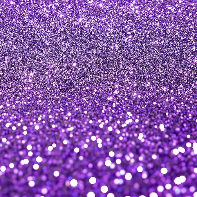 Hemway Premium Ultra Sparkle Glitter Multi Purpose Metallic Flake for Nail Art, Cosmetic Graded, Makeup, Festival, Party, Hair, Body and Eyes 100g / 3.5oz - Purple