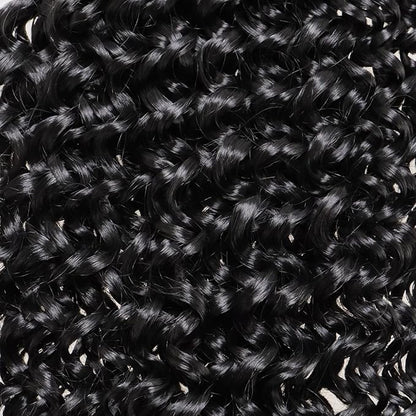 8 Packs Curly Crochet Hair 14inch GoGo Curl Crochet hair for Women Deep Wave Braiding hair,Synthetic Bohemian Crochet Braid Water Wave Crochet hair Extensions(1B, 14inch)