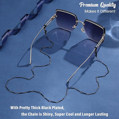 SAM & LORI Stylish Eyeglass Chain for Women-Silver/Gold/Rosegold/Black