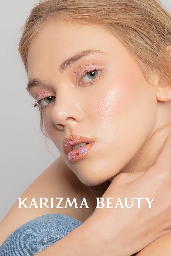 KARIZMA Pixie Dust Body Glitter. 10g Chunky Face Hair, Eye and Body for Women. Rave Festival Accessories, Cosmetic Makeup. Loose Set