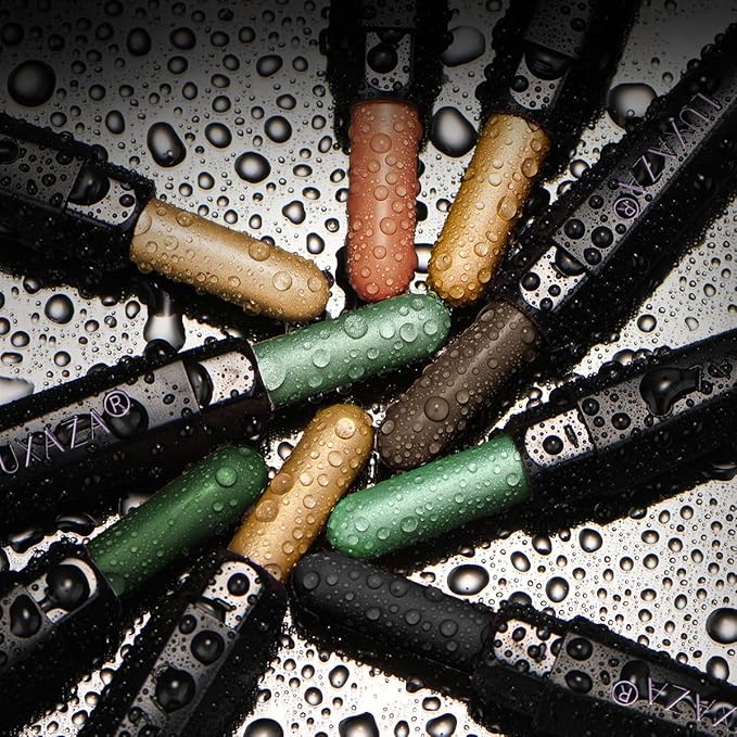 Neutral Eyeshadow Stick Makeup Set, Green Metallic Shimmer Matte Cream Eye Shadow Eyeliner Brightener Pencil Crayon - GOLDENTREE
