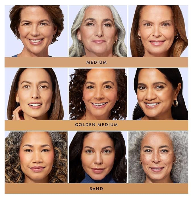 LAURA GELLER NEW YORK Award-Winning Baked Balance-n-Brighten Color Correcting Powder Foundation - Sand - Buildable Light to Medium Coverage - Demi-Matte Natural Finish