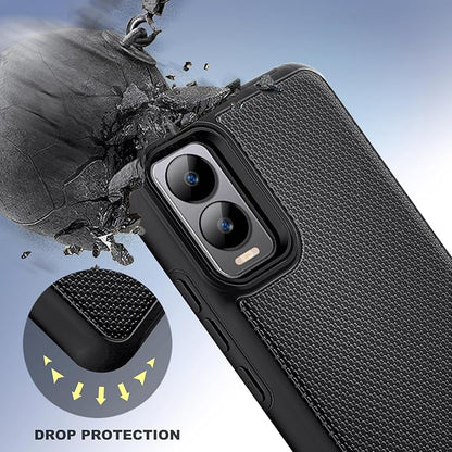 Designed for Cricket Debut S3 Phone Case (U572AC), AT&T Vista 2 (2024 U572AA) Case, [9FT Military Grade Drop Tested] Full-Body Protective Dual Layer Hybrid Shockproof Phone Case (Black)