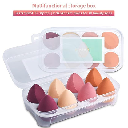 COSTICA Makeup Sponge Set Blender, Beauty Sponge Makeup Blender Flawless for Liquid - Multi Colored 8 pcs Exquisite Packeged