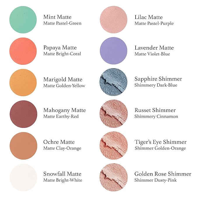 Julep Crme-to-Powder Waterproof Eyeshadow Stick - Lilac Matte - Long-Lasting, Crease-Proof, Light Lavender Cream With Built-in Smudger
