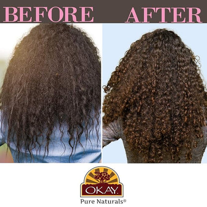 Okay Lavender Shine&Hydration Conditioner Helps Replenish,Nourish and Hydrate Hair Sulfate,Silicone,Paraben Free For All Hair Types and Textures Made in USA 12oz (OKAY-LAVC12)