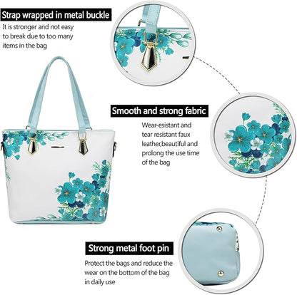 2E-youth Designer Purses and Handbags for Women Satchel Shoulder Bag Tote Top Handle Bag