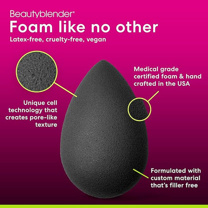 Beautyblender® | Pro Blender Makeup Sponge | Blend Liquid Foundations, Powders and Creams | Streak Free Application | Vegan, Cruelty Free | Made in USA