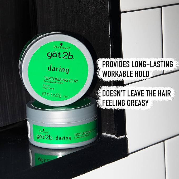 Got2b Daring Texturizing Clay, 2 oz