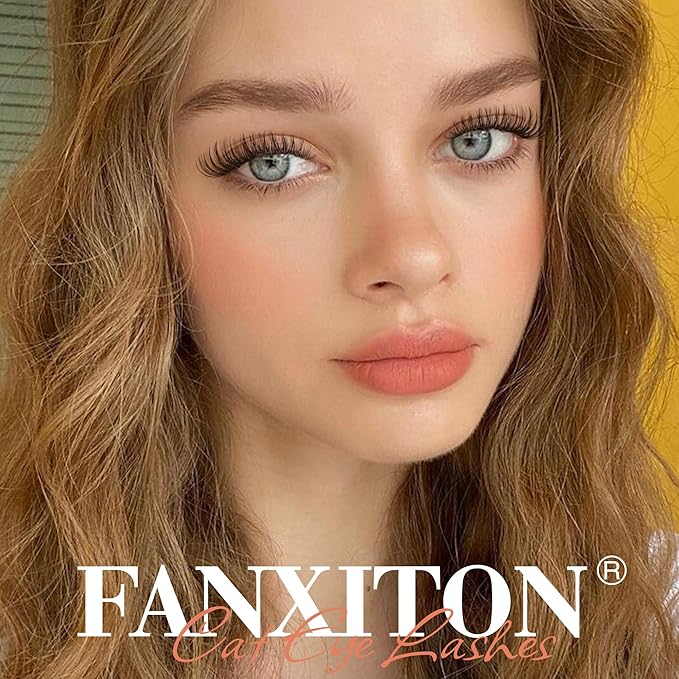 Natural DIY Lash Extension Kit Wispy Lash Clusters D Individual Lashes 20D+30D 280Pcs Lash Clusters Kit 8-16mm Eyelash Extension Kit by FANXITON