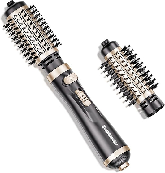 Beautimeter Hair Dryer Brush 3-in-1 Hair Styler: Rotating Blow Dryer Brush with 2-Inch and 1.5-Inch Brushes