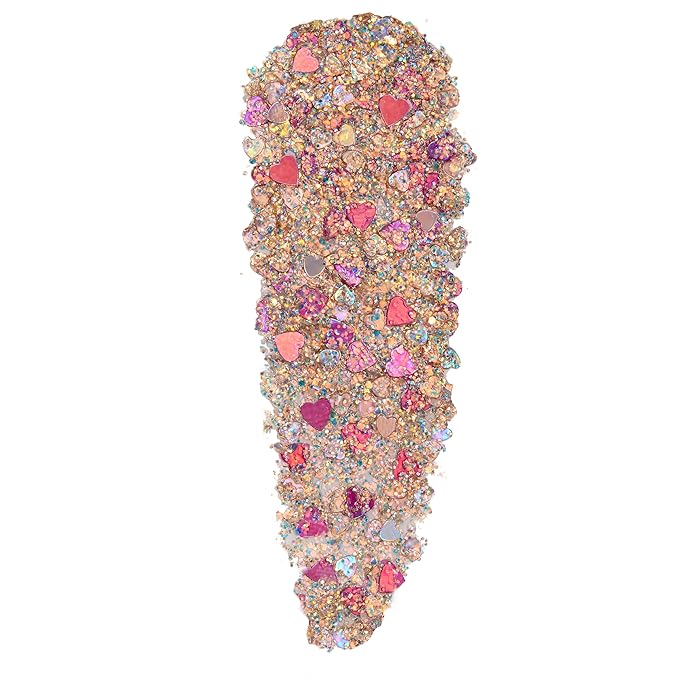ColourPop Glitterally Obsessed Body Glitter Gel - Multi-Colored Glitter Makeup Made with an Adhesive Gel Formula - Easy to Use & Mess Free - Hopeless Romantic (0.06 oz)