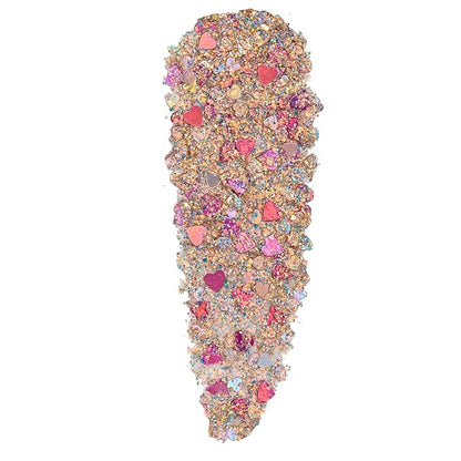 ColourPop Glitterally Obsessed Body Glitter Gel - Multi-Colored Glitter Makeup Made with an Adhesive Gel Formula - Easy to Use & Mess Free - Hopeless Romantic (0.06 oz)
