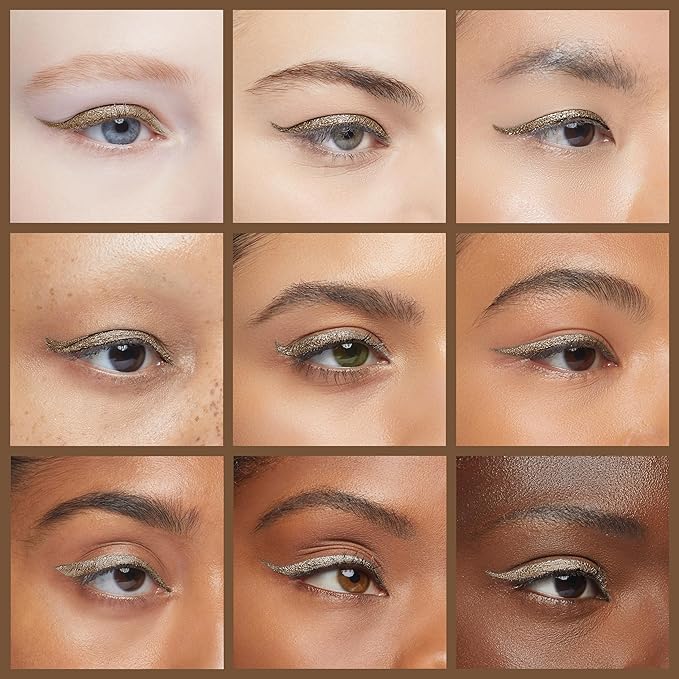 NYX PROFESSIONAL MAKEUP Epic Wear Metallic Liquid Liner, Long-Lasting Waterproof Eyeliner - Brown Metal