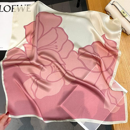 100% Pure Mulberry Silk Scarfs 26"x26" Square Scarf Women Neckerchief Headscarf hair scarf bandana Gift Packed