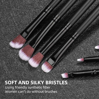 Makeup Brushes BS-MALL Premium Synthetic Foundation Powder Concealers Eye Shadows Makeup 14 Pcs Brush Set, Rose Golden, with Case (Black)