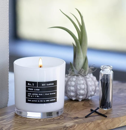 Lulu Candles | Fresh Morning Air | Luxury Scented Soy Jar Candle | Hand Poured in The USA | Highly Scented & Long Lasting (9 Oz.)