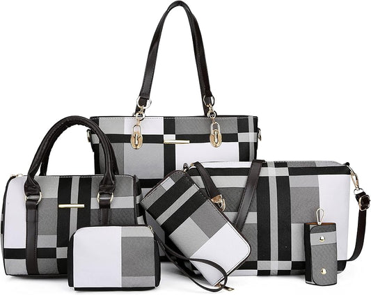 2E-youth Designer Purses and Handbags for Women Satchel Shoulder Bag Tote Top Handle Bag