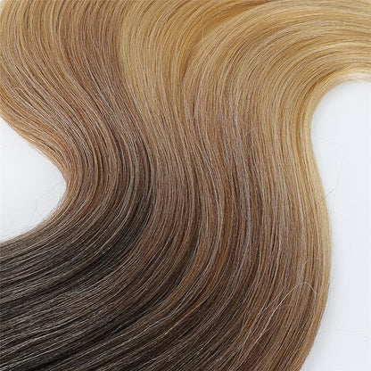 Ombre Pre stretched Braiding Hair, 36 Inch 4 tones Braid Hair Extensions, 8 packs Multi Color Blend Braiding Hair Pre-stretched, Crochet Hair Braiding(36''-8packs, 1b/30/27/613)