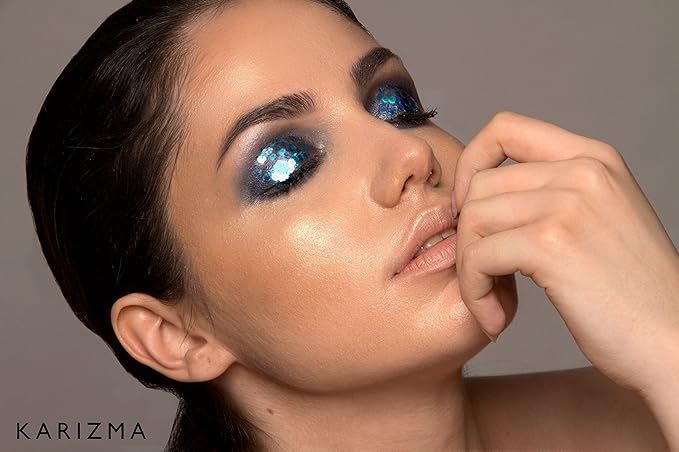 KARIZMA Mermaid Dreams Glitter Set - 10g Chunky Face, Hair, Eye & Body Glitter for Women. Rave & Festival Accessories
