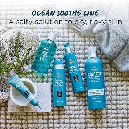 Ocean Soothe Scalp Relief Serum with Highly Concentrated Magnesium Salt for Dry and Flaky Skin, Quick Absorption, All Natural and Fragrance-Free Leave-In Scalp Treatment, 50mL