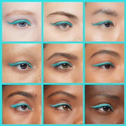 NYX PROFESSIONAL MAKEUP Epic Wear Metallic Liquid Liner, Long-Lasting Waterproof Eyeliner - Teal Metal