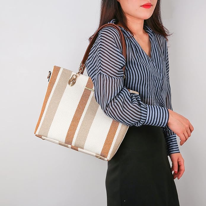 2E-youth Designer Purses and Handbags for Women Satchel Shoulder Bag Tote Top Handle Bag