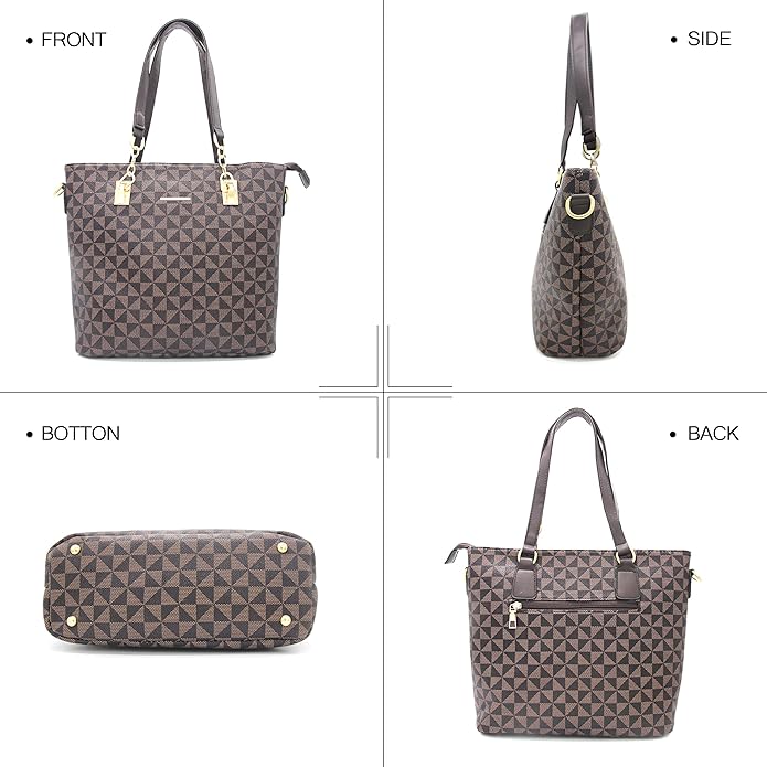 2E-youth Designer Purses and Handbags for Women Satchel Shoulder Bag Tote Top Handle Bag