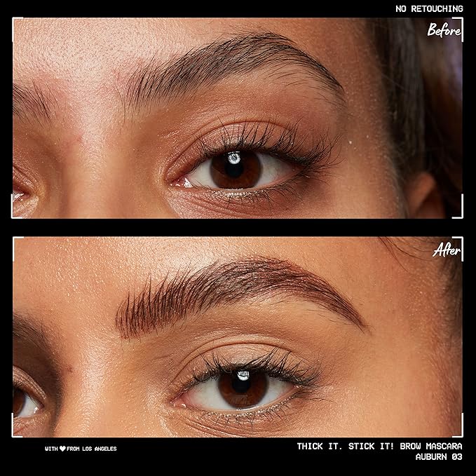 NYX PROFESSIONAL MAKEUP Thick It Stick It Thickening Brow Mascara, Eyebrow Gel - Auburn