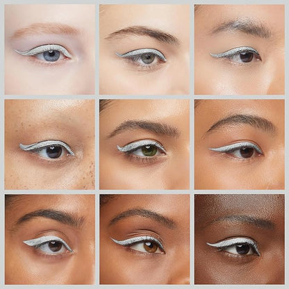 NYX PROFESSIONAL MAKEUP Epic Wear Metallic Liquid Liner, Long-Lasting Waterproof Eyeliner - Silver Metal